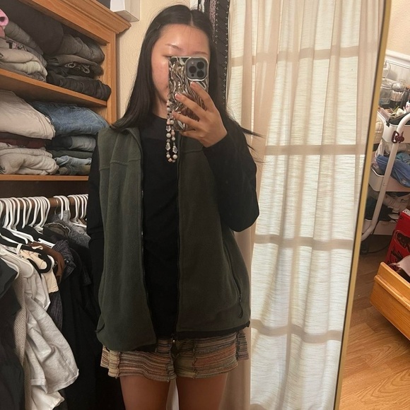 Prospirit Men's Forest Green Fleece Vest - Picture 7 of 7